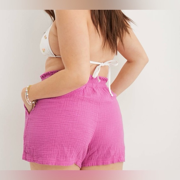 Aerie Gauzy High Waisted Shorts - Picture 3 of 9
